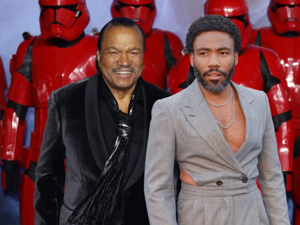 Donald Glover and Billy Dee Williams