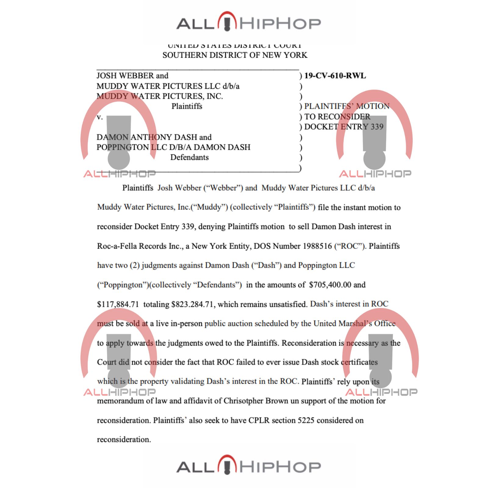 Lawyer Wants To Auction Off Roc-A-Fella Shares