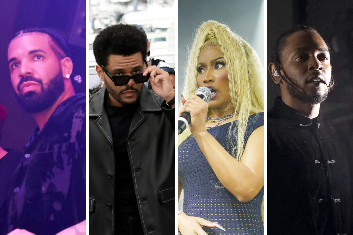 Drake The Weeknd Nicki Minaj Kendrick Lamar