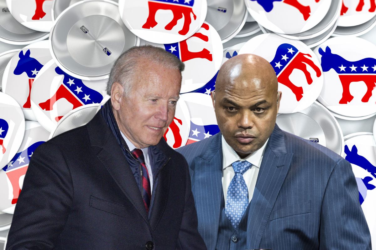 Joe Biden and Charles Barkley