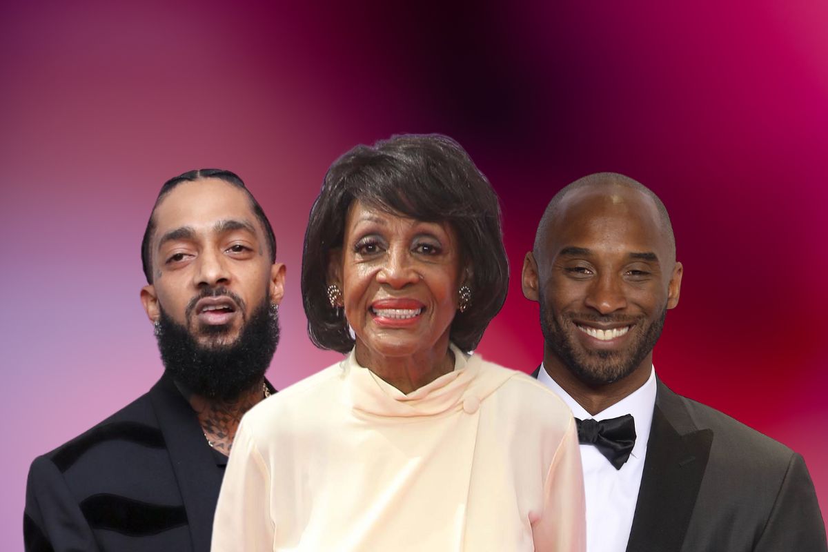 Nipsey Hussle, Maxine Waters and Kobe Bryant