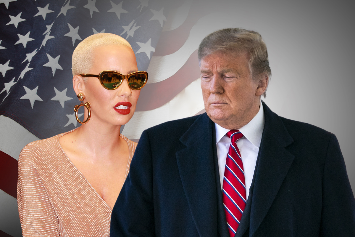 Amber Rose and Donald Trump