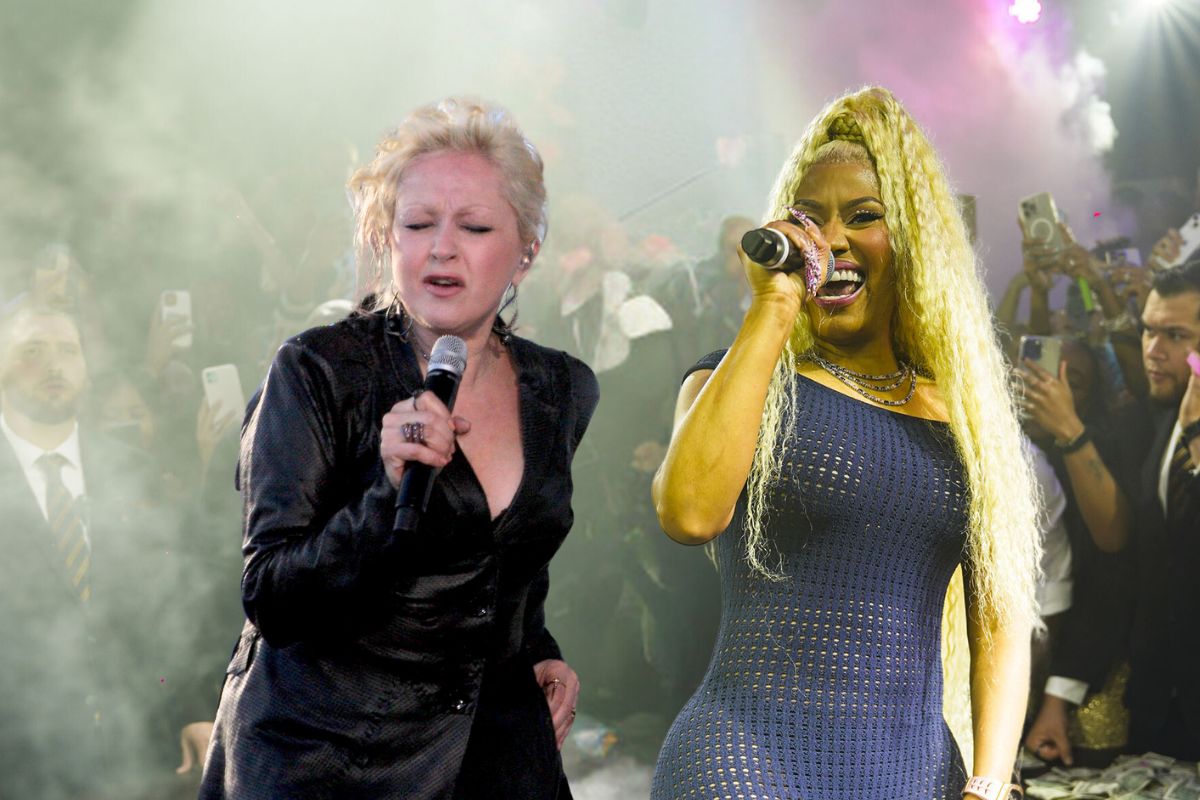 Cyndi Lauper and Nicki Minaj