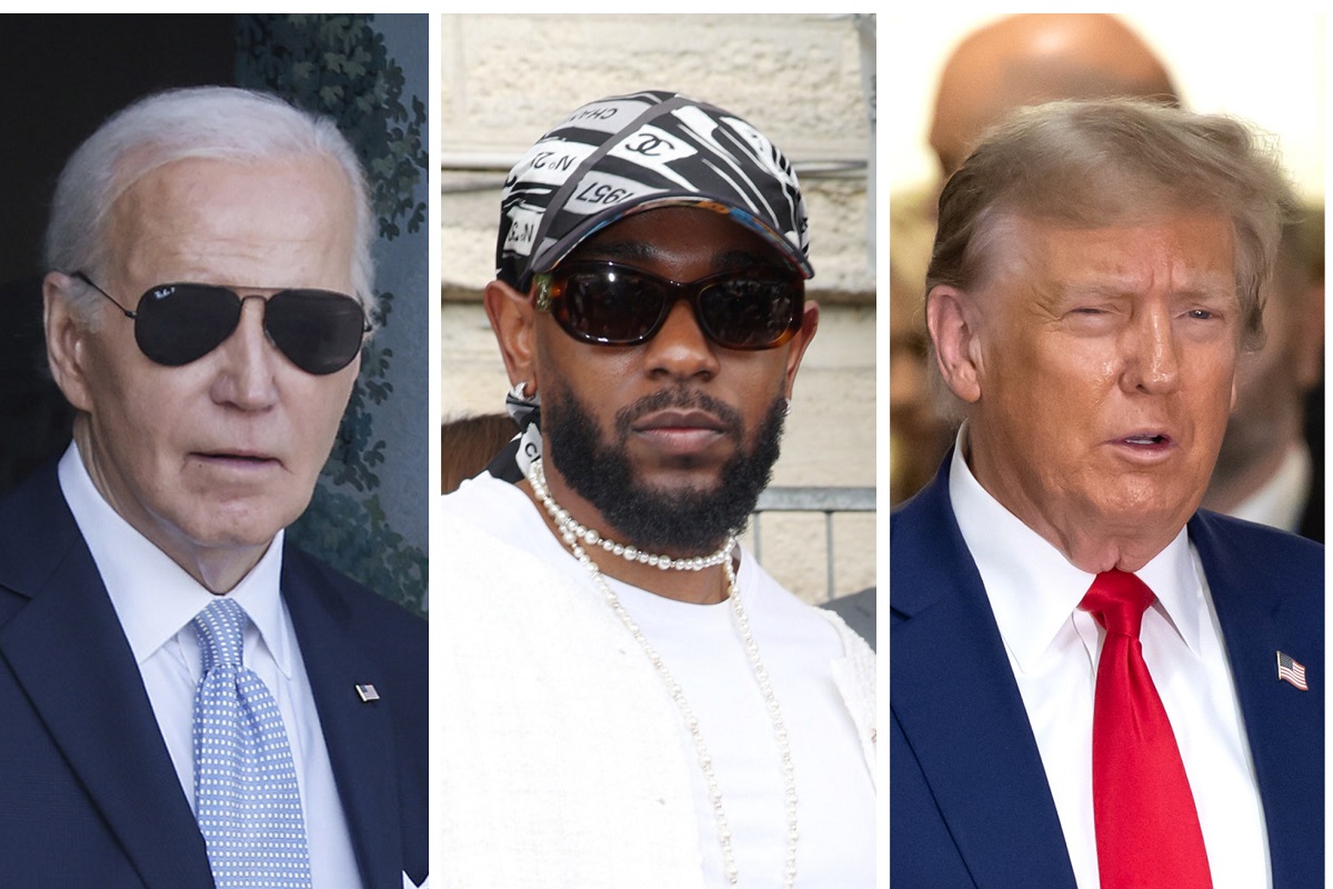 Joe Biden Kendrick Lamar Donald Trump