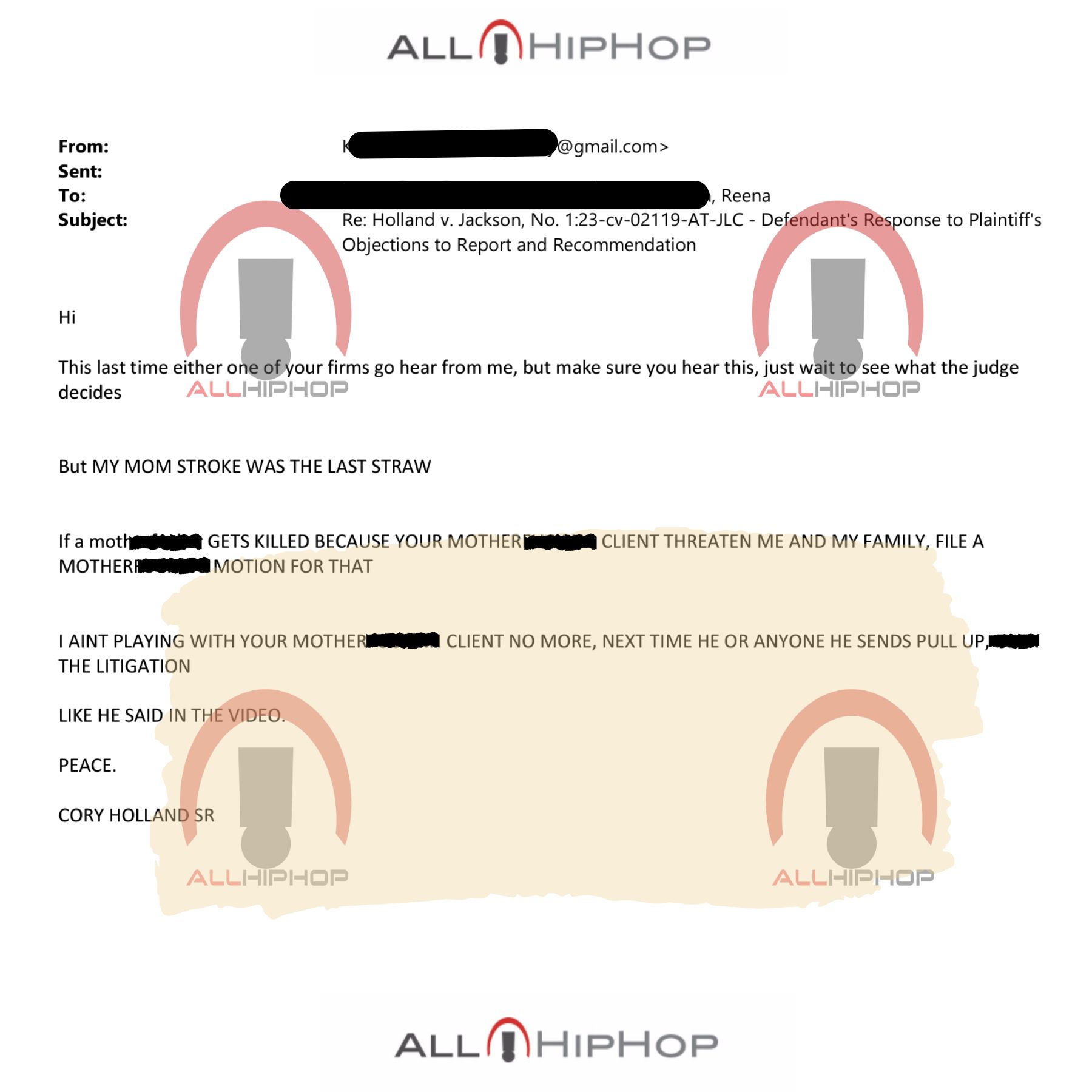 Drug Kingpin Threatens 50 Cent's Life