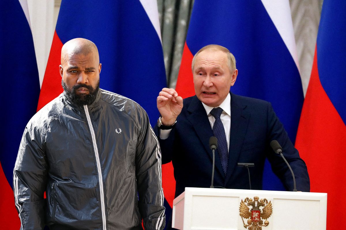 Kanye West and Vladimir Putin