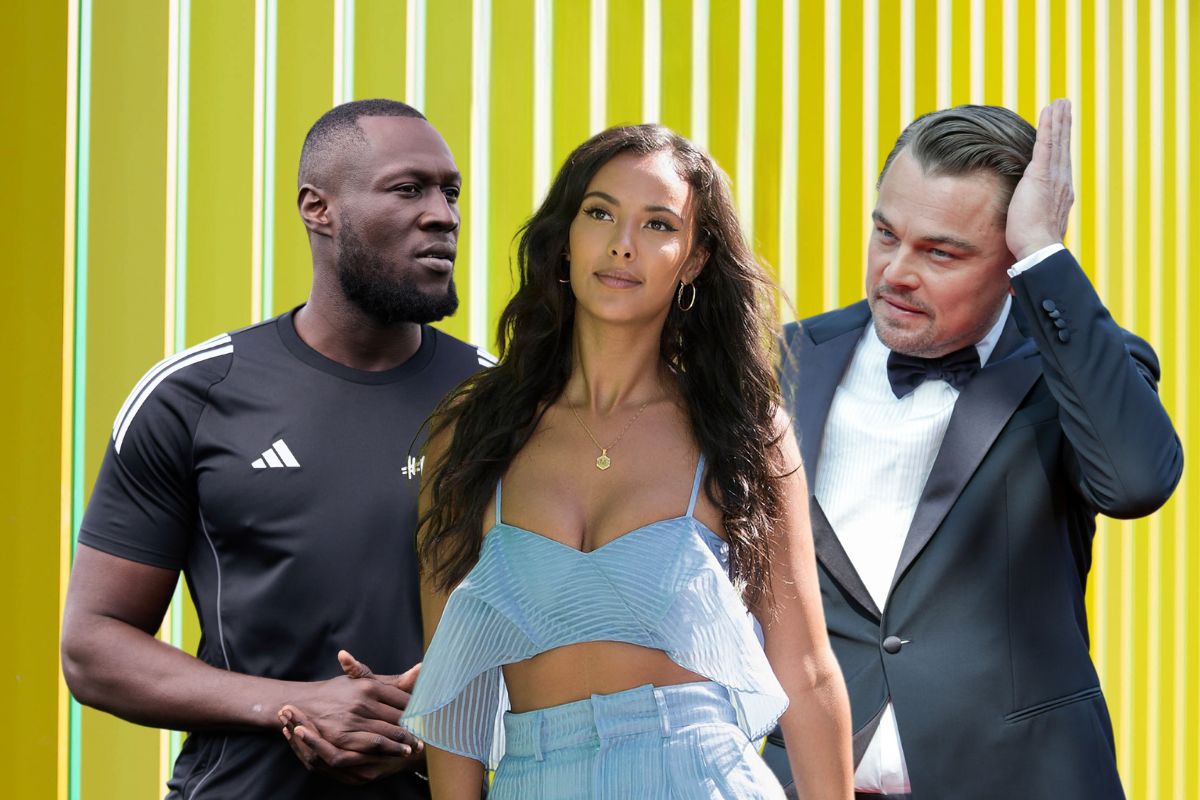 Stormzy, Maya Jama and Leonardo DiCaprio