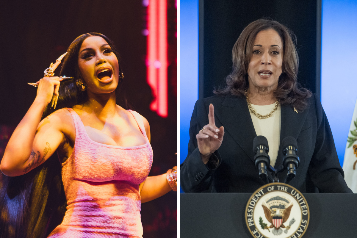 Cardi B Kamala Harris