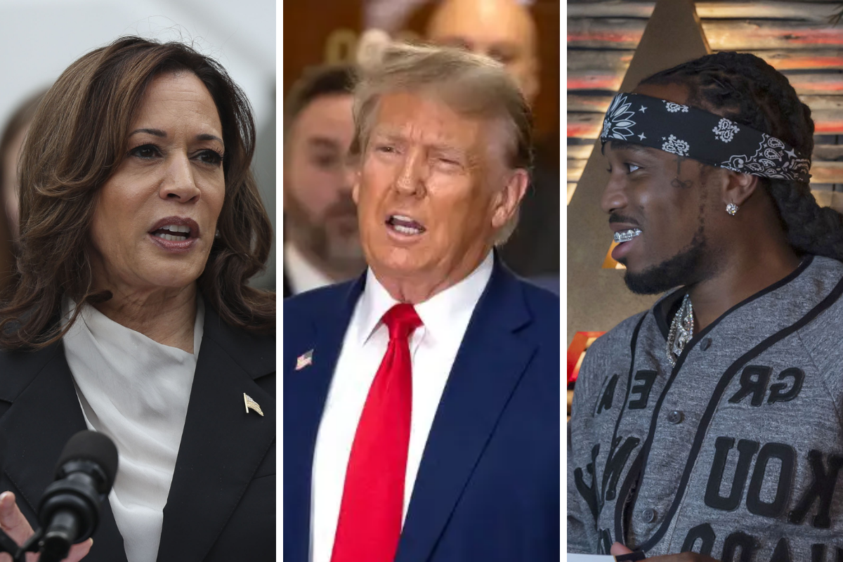 Donald Trump Kamala Harris Quavo