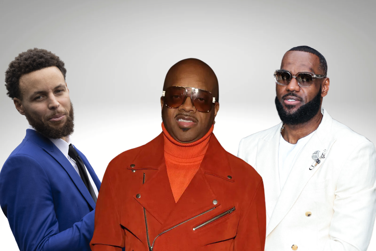 LeBron James Jermaine Dupri Steph Curry