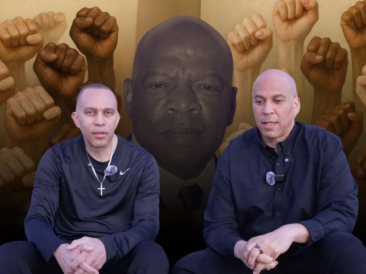 Cory Booker and Hakeem Jefferies