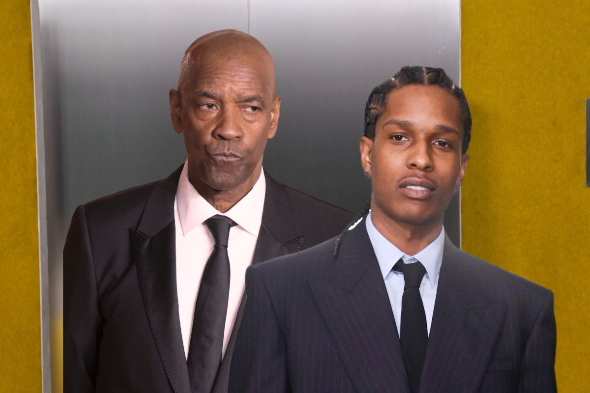 Denzel Washington and A$AP Rocky