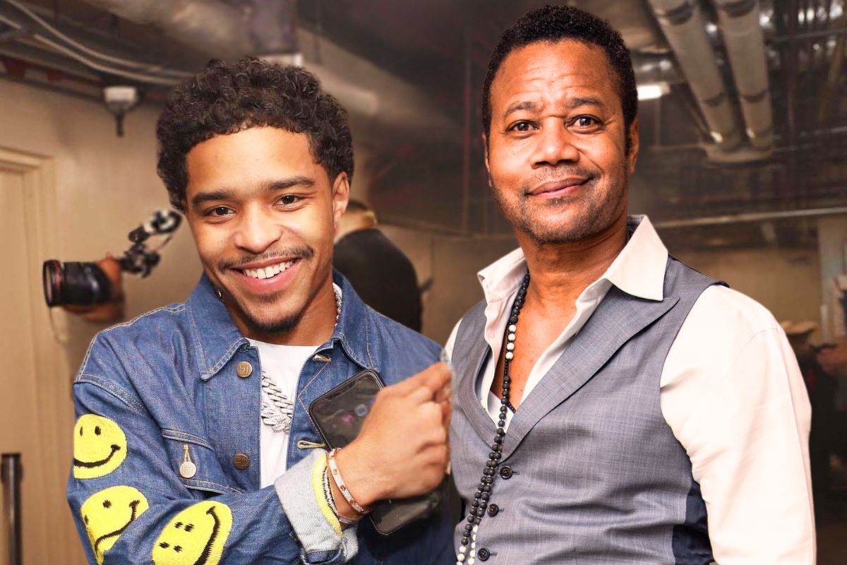 Justin Combs and Cuba Gooding Jr