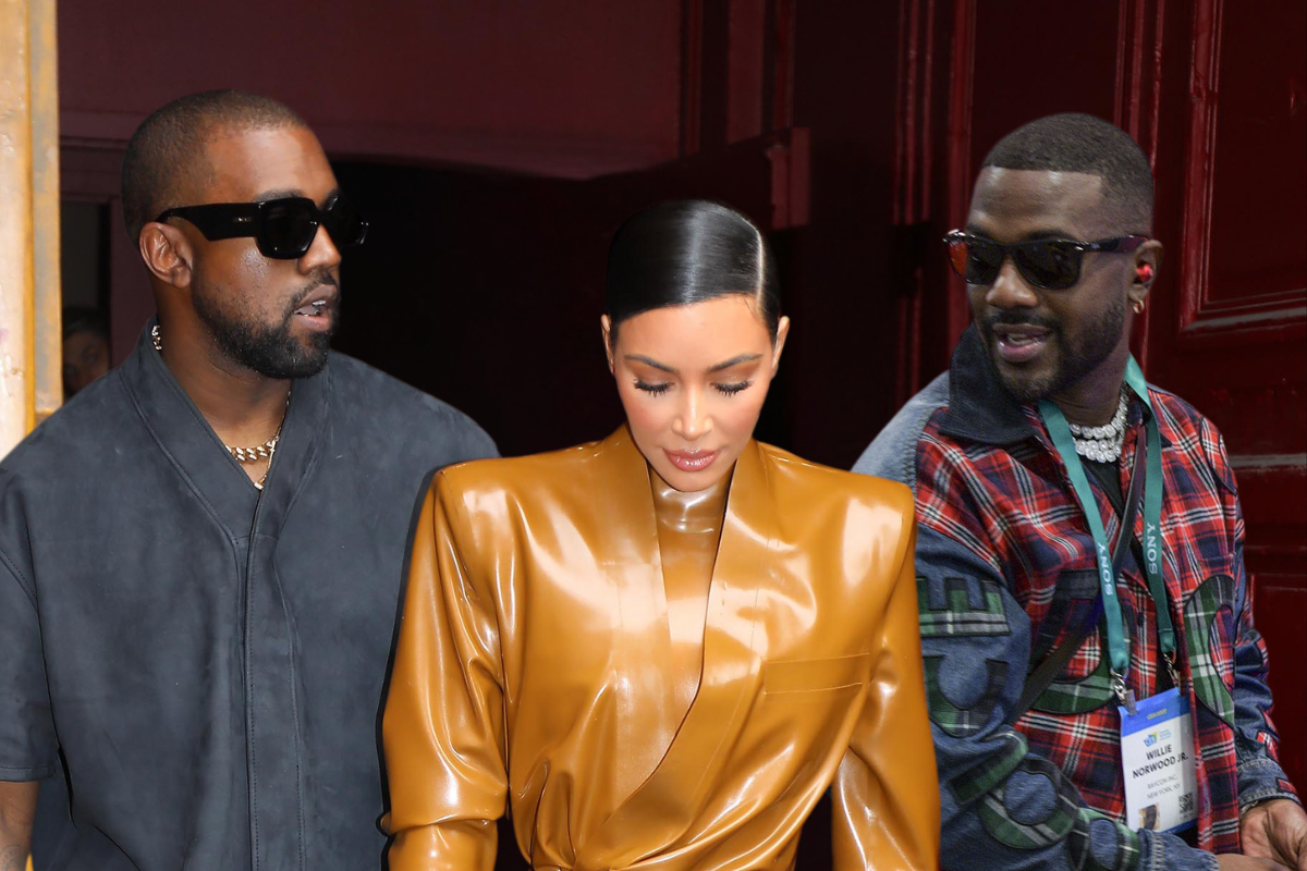 Kanye West Kim Kardashian Ray J