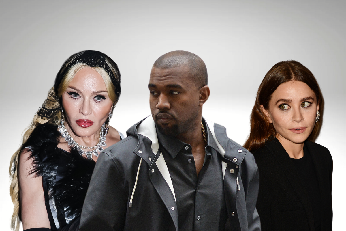 Kanye West Madonna Ashley Olsen