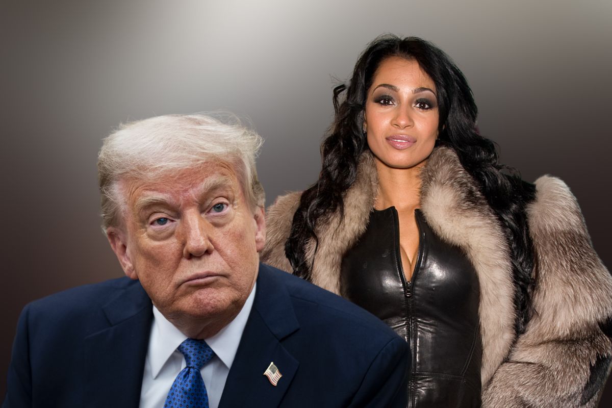 President Trump and Karlie Redd