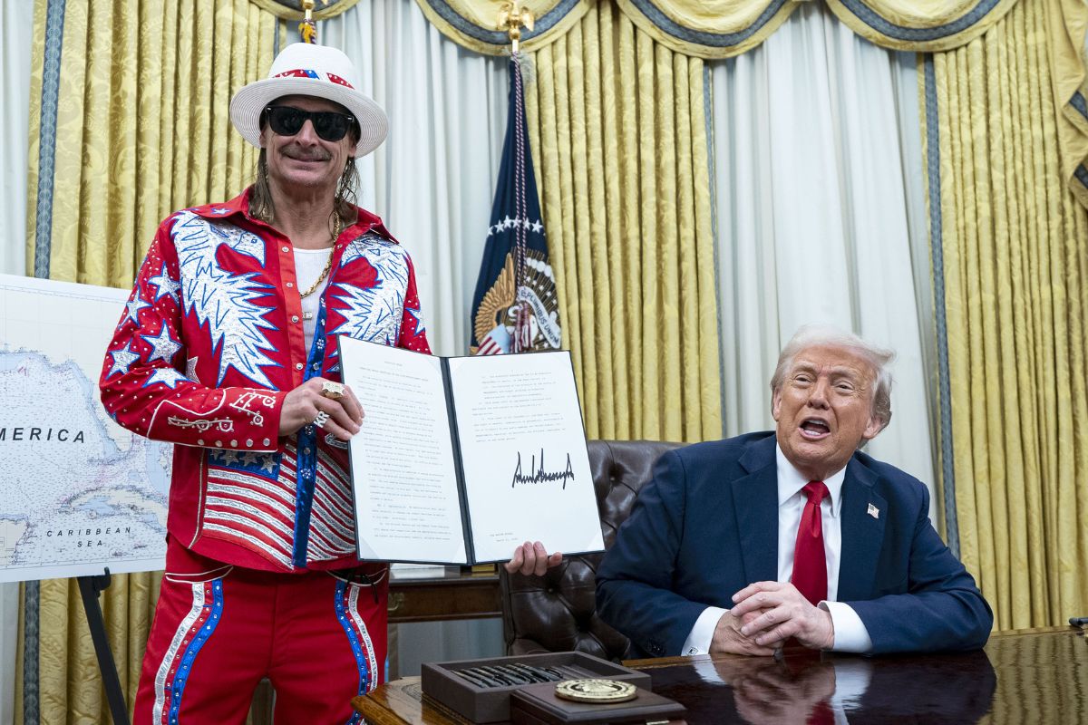 Kid Rock and Donald Trump