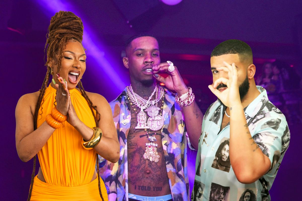 Megan Thee Stallion, Tory Lanez and Drake