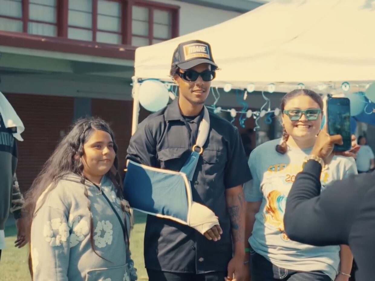 EXCLUSIVE: Skilla Baby Gives Back To Kids While Healing From Drive-By Shooting Wounds