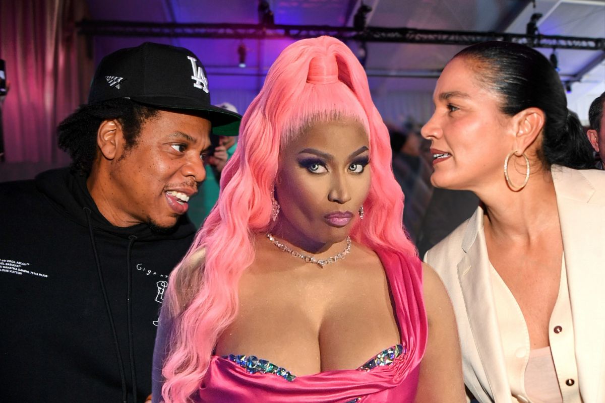Jay-Z, Nicki Minaj and Desiree Perez