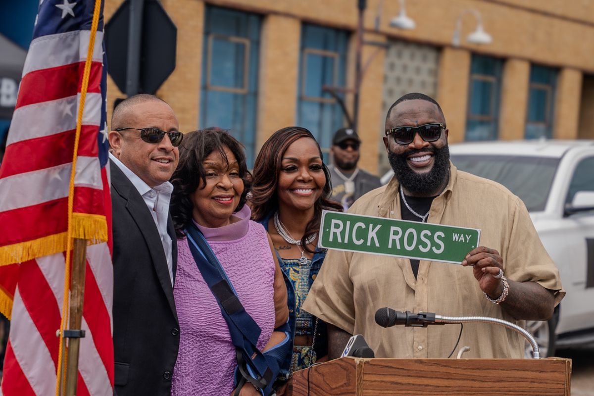 Rick Ross Street Naming Ceremony
