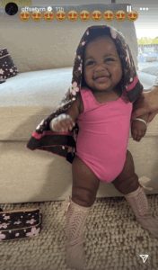 Cardi B & Offset Reveal Daughter Blossom On Instagram