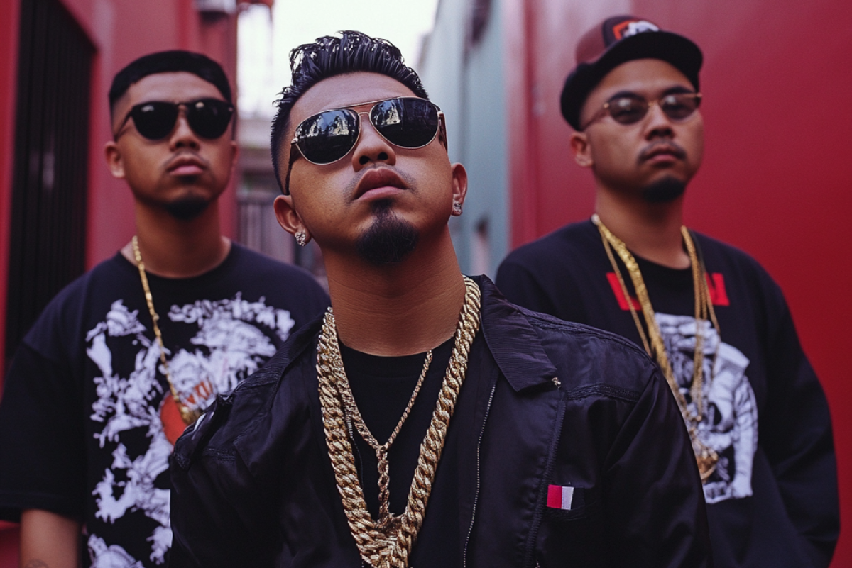 Hip-Hop Artists Performing Live on Scene