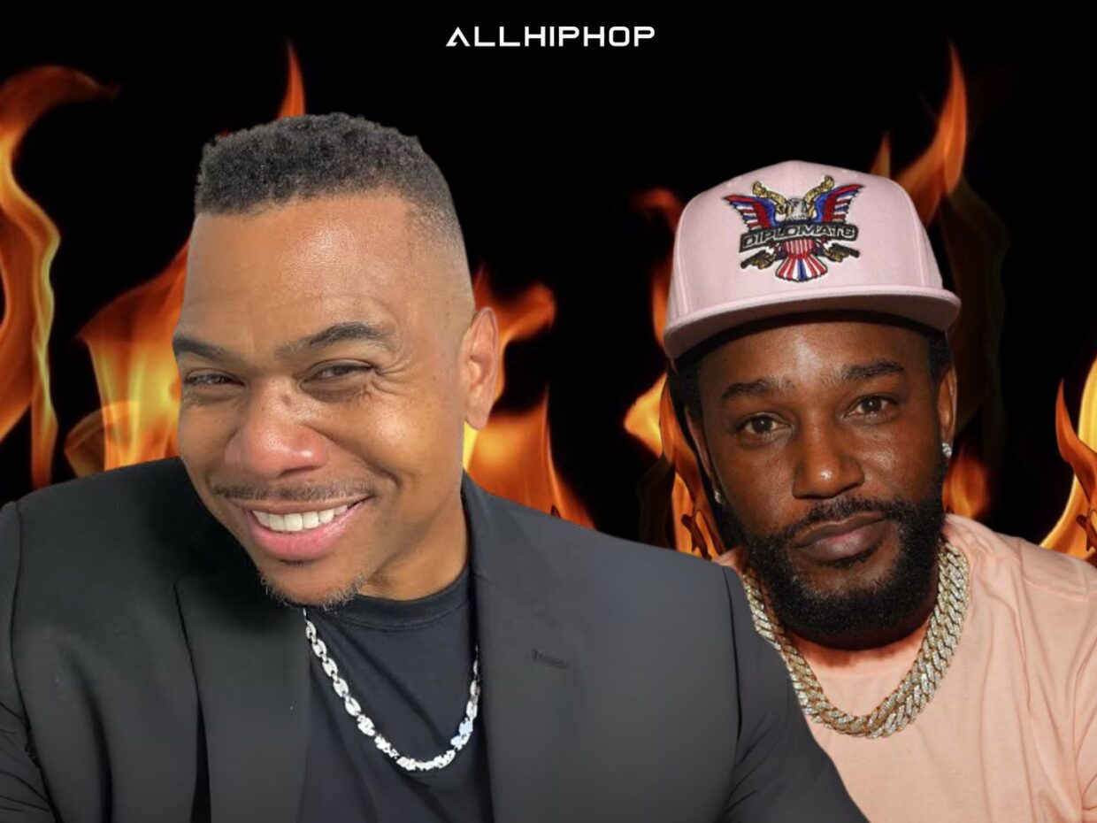Omar Gooding and Cam'ron