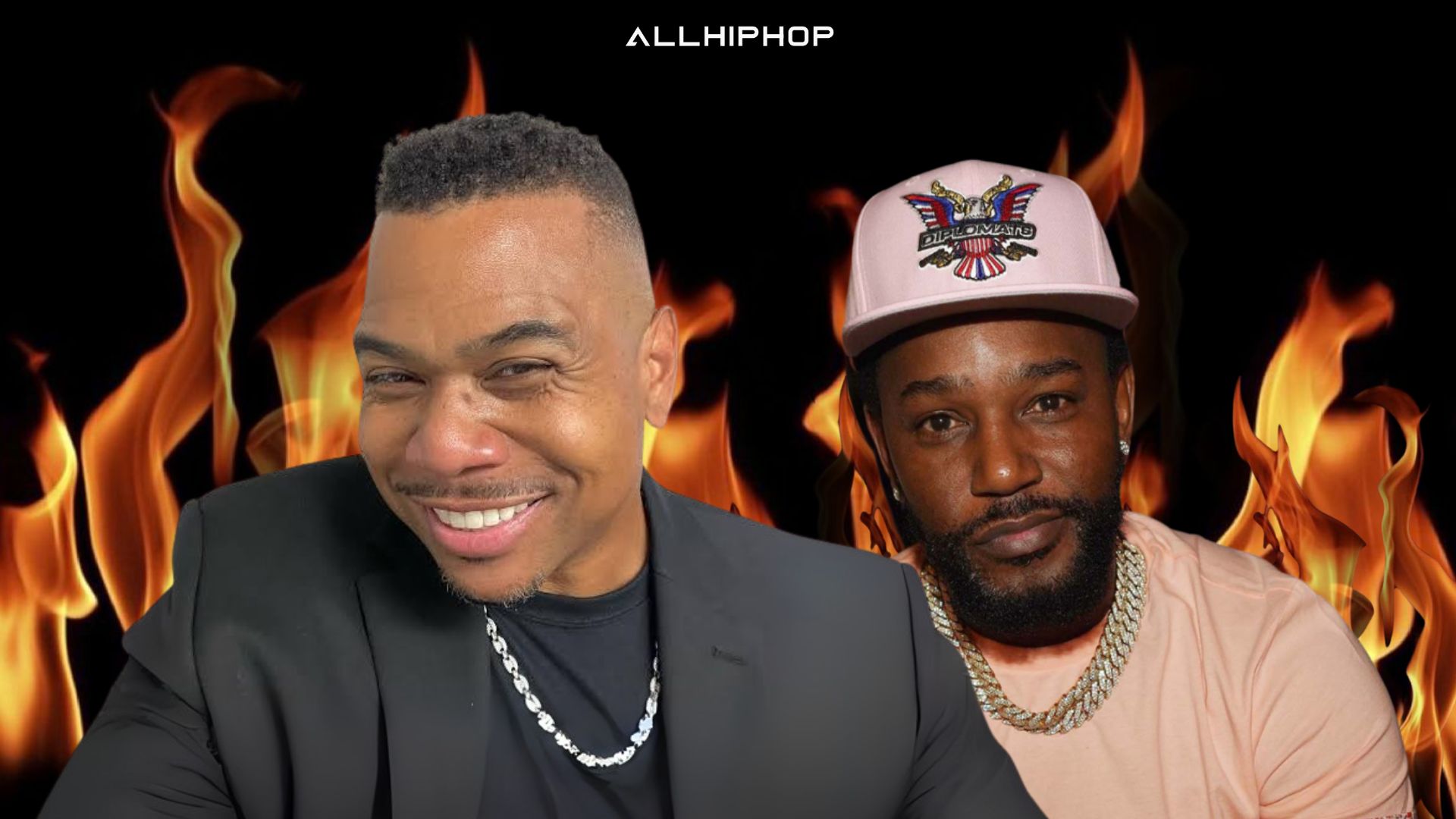 Omar Gooding and Cam'ron