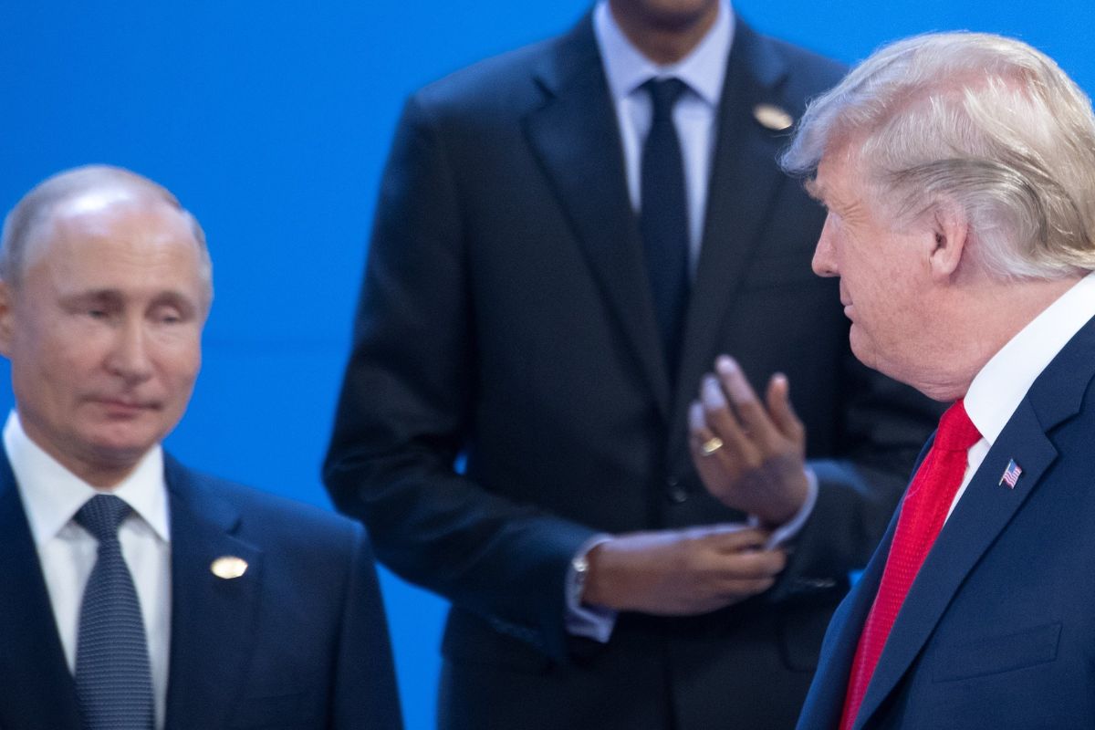Putin and Donald Trump