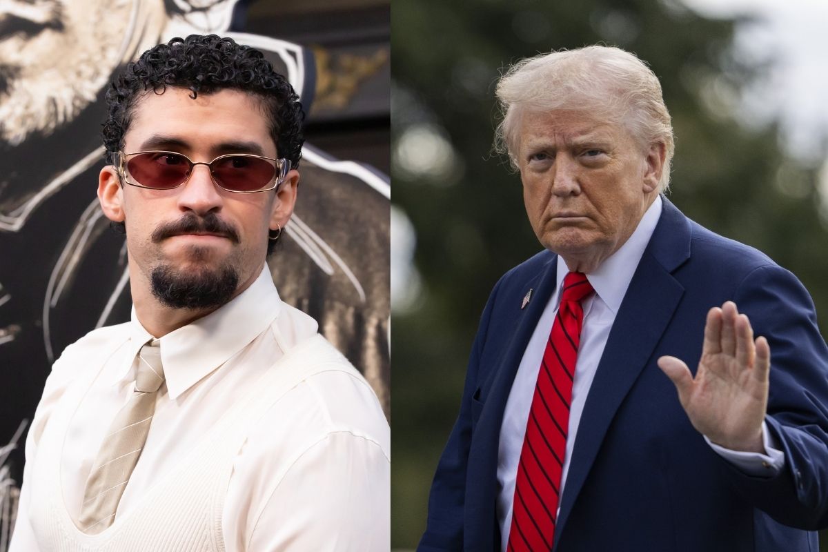 Bad Bunny and Donald Trump