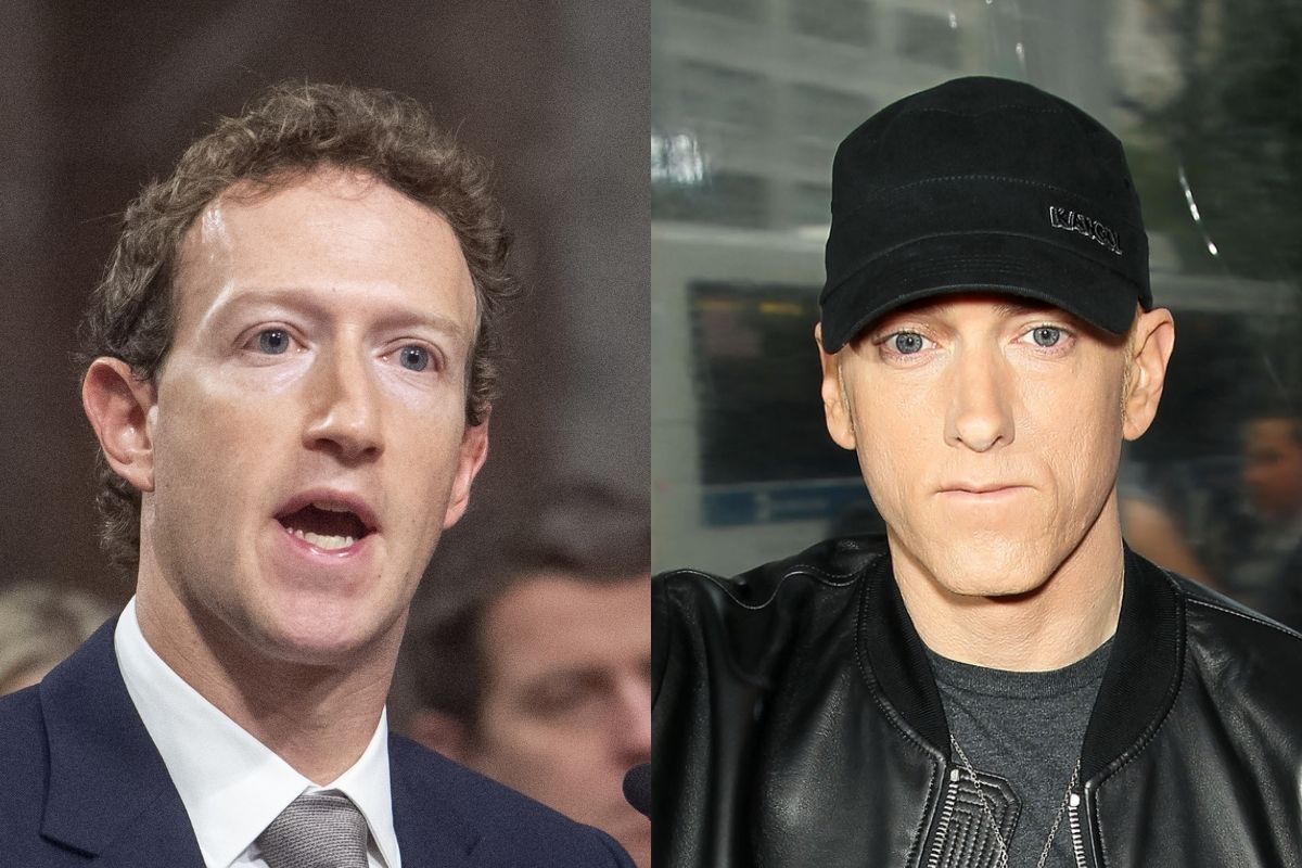 Mark Zuckerberg and Eminem