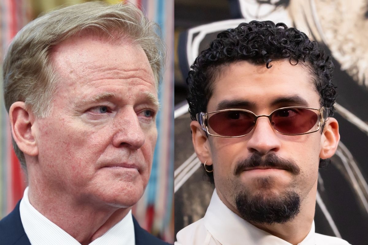 Roger Goodell and Bad Bunny