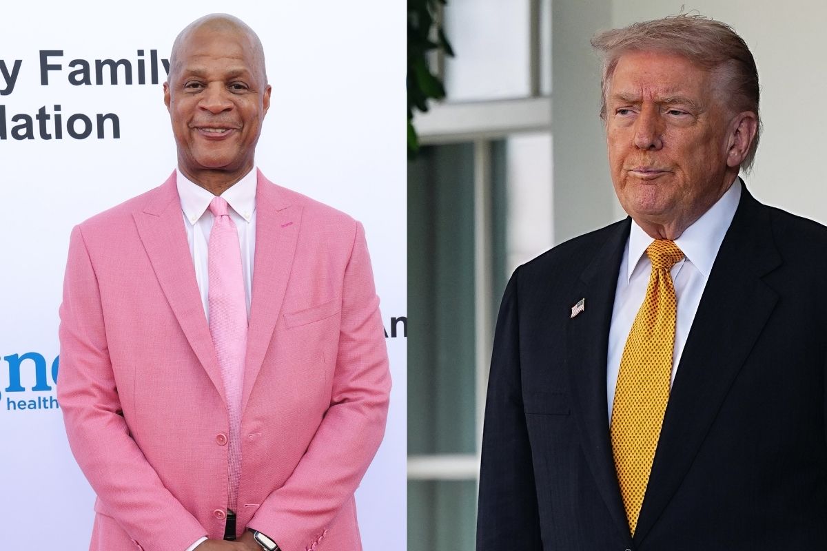 Darryl Strawberry and President Donald Trump