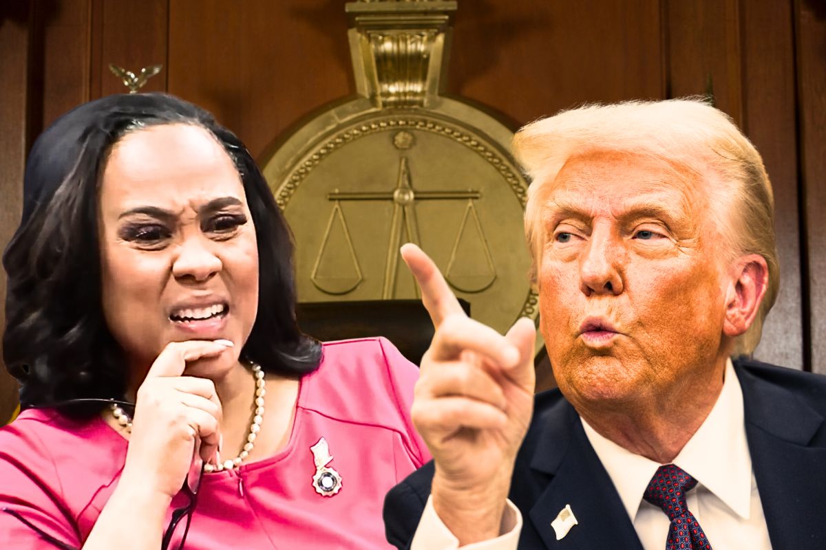 Fani Willis and Donald Trump