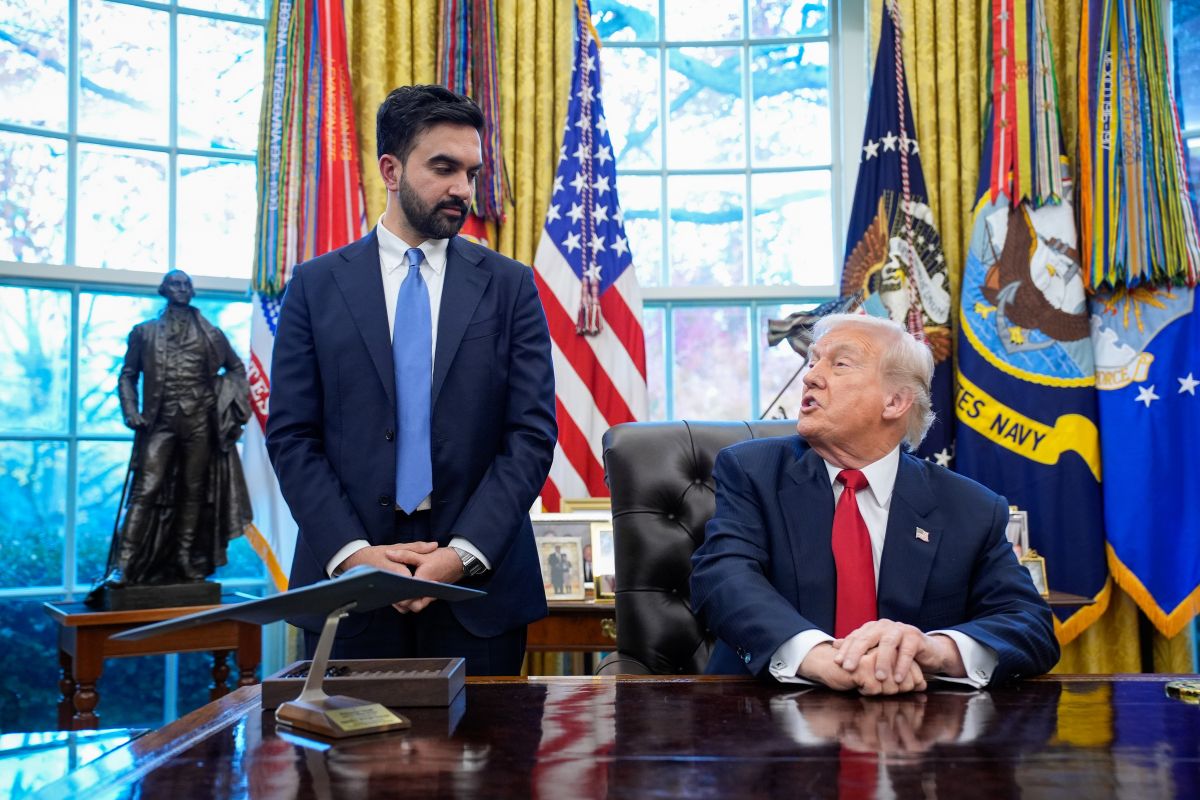 Zohran Mamdani and President Donald Trump