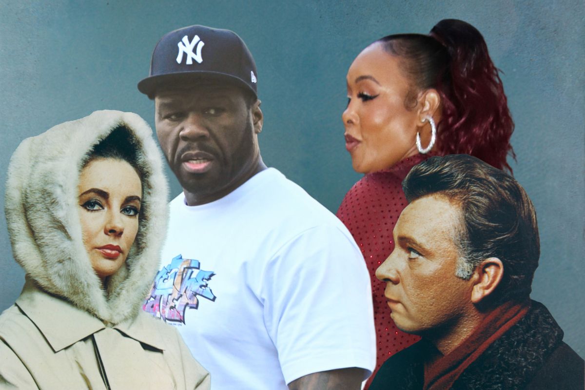 elizabeth Taylor, 50 cent, Vivica Fox and Richard burton