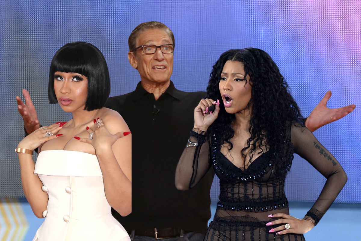 Cardi B, Maury Povich and Nicki Minaj