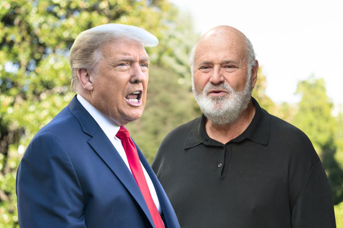 Donald Trump and Rob Reiner