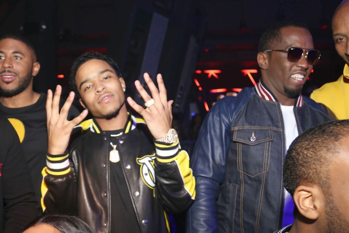 Justin Combs and Diddy