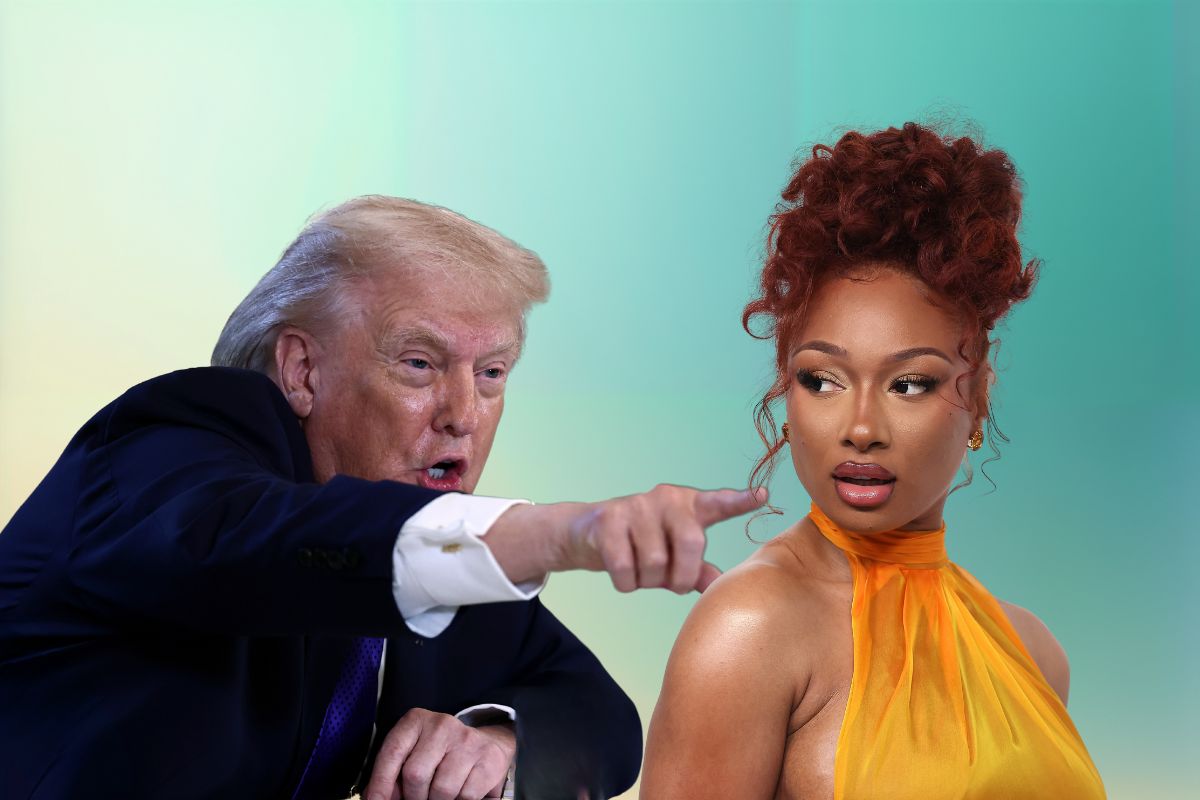 Donald Trump and Megan Thee Stallion