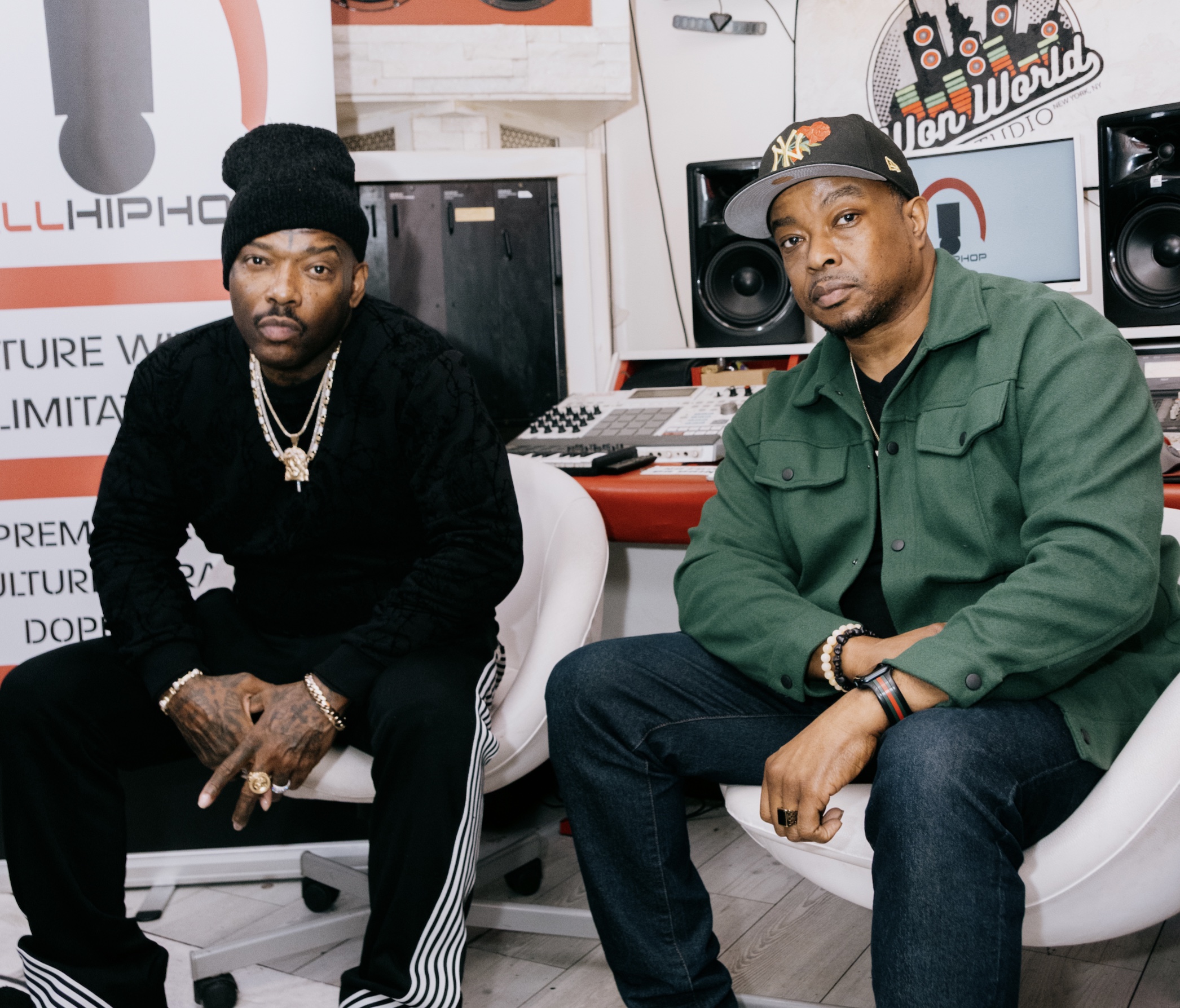 Treach of Naughty By Nature and Chuck Jigsaw Creekmur