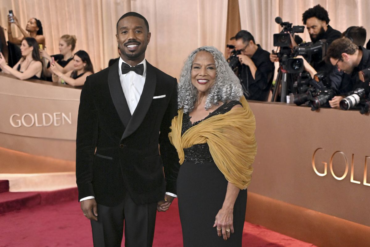Michael B. Jordan and Donna Jordan