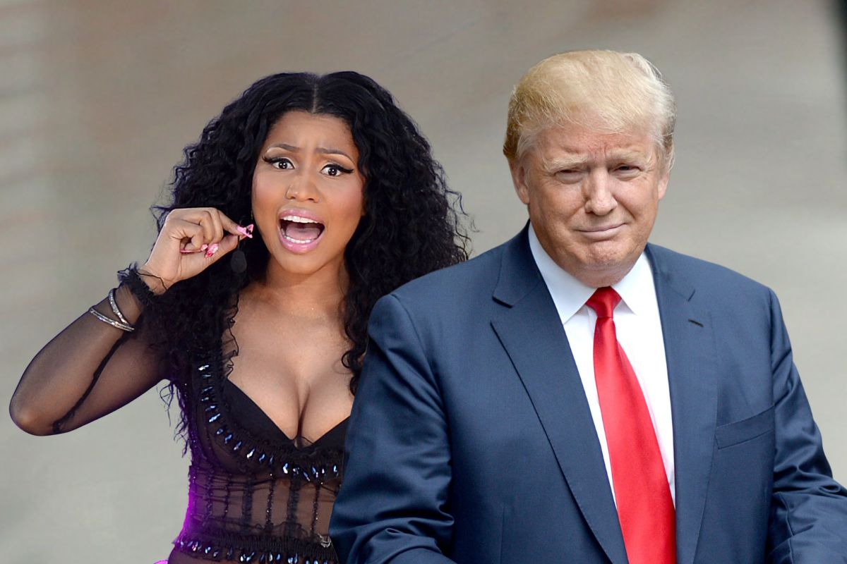 Nicki Minaj and Donald Trump (1)