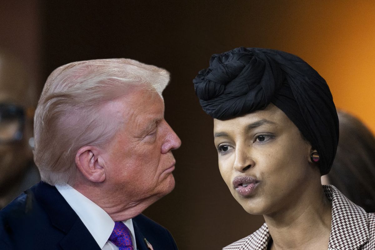 Donald Trump and Ilhan Omar